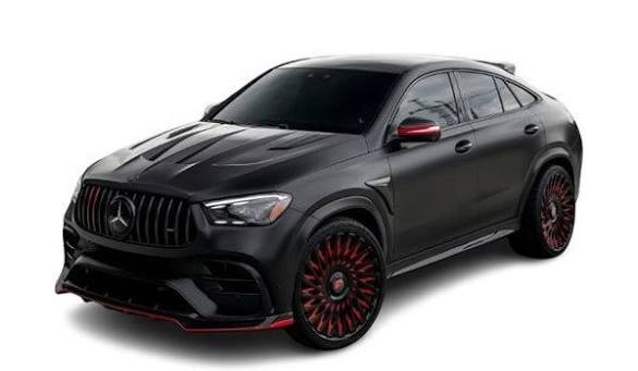 Mercedes-Benz GLE Coupe AMG: Matte Black Luxury with Red Accents